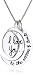 Sterling Silver "I Love You To The Moon and Back" Two Piece Pendant Necklace, 18"
