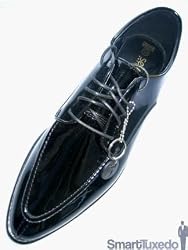 Tuxedo Shoe - Sxl 5 Eyelet Air Cord Split Toe Moc Black