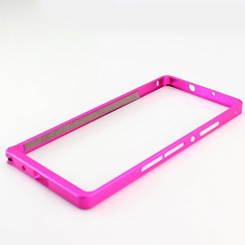 Slim Ultra Thin Metal Hard Frame Bumper Case Cover for Huawei Ascend P7 Bumper (Peach)