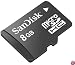 SanDisk 8GB microSDHC Card CLASS 2 (SDSDQ-8192, Bulk Package)