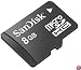SanDisk 8GB microSDHC Card CLASS 2 (SDSDQ-8192, Bulk Package)
