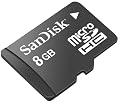 SanDisk 8GB microSDHC Card CLASS 2 (SDSDQ-8192, Bulk Package)