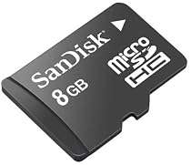 SanDisk 8GB microSDHC Card CLASS 2 (SDSDQ-8192, Bulk Package)