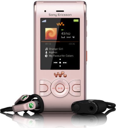 Sony-Ericsson W595 Walkman-Handy ohne Vertrag peachy-pink