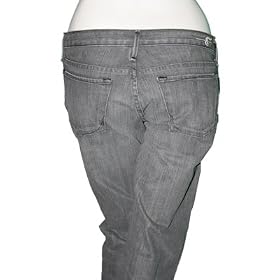 EARNEST SEWN Harlan Cigarette Jeans in Grey Ash