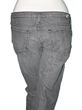 EARNEST SEWN Harlan Cigarette Jeans in Grey Ash