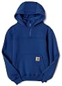 Carhartt Boys 8-20 Midweight Hooded 1/4 Zip Mock Neck Sweatshirt