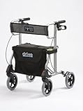 Diamond folding wheeled mobility walker rollator (Silver)