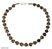  : ARAGONITE SERPENTINE NECKLACE MY L 0.6 W 25.6 L