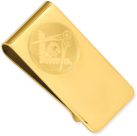 Kelly Waters Gold-plated Masonic Money Clip