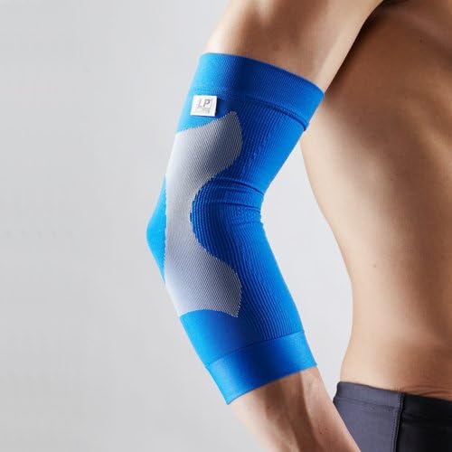 LP Sports Power Sleeve (Elbow) - to activate, regulate & intensify movement! (Blue, Small)