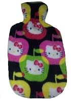 Warm Tradition Hello Kitty Fleece Covered Hot Water Bottle - Bottle made in Germany, Cover made in USA