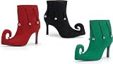 Frolic-10 Microfiber Curly Toed Elf Ankle Boot