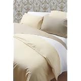 Superking Exclusive 400 Count Pure Egyptian Cotton Flat Sheet in Cream