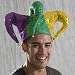 Mardi Gras Sequin Jester Hat