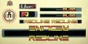 REDLINE Vintage 1984 Proline PL-20 Stu Thomsen Decal Set