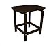 Polywood Outdoor Furniture 15 Inch Side Table, Mahogany-Recycled Plastic Materials