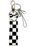 KEY CHAINストラップ《和柄 市松》