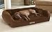 Orvis Tempur-pedic Faux-fur Deep Dish Dog Bed / Large, Chocolate, Large