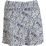 Tail Tennis Shades Print Flounce Skirt (COLOR: White/Pink, SIZE:Large)