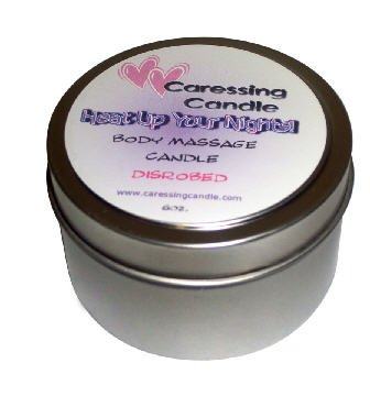 Caressing Candle Body Massage Candle, Disrobed Unscent
