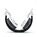GranVela® Q8 Lightweight Foldable Wireless Bluetooth On-Ear Headphones with Microphone, Micro SD Card Player, FM Radio and 3.5mm Detachable Cable Stereo Headset - White