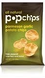 Popchips Parmesan Garlic Potato Chips, 1.0-Ounce Bags (Pack of 36)