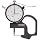 Mitutoyo 7361S Dial Thickness Gage, Tube Thickness Anvil, 0-0.5" Range,  0.001" Graduation, +/-0.001" Accuracy