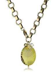 Lionette NY "Debut" Chain Agate Pendant Necklace