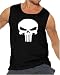 Touchlines The Punisher Tank Top, Black, Größe: L