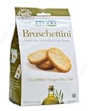 Asturi Classico Bruschettini - Virgin Olive Oil (Snack Size Italian Bruschetta Toasts), Buy TWELVE Bags and SAVE, Each Bag is 4.23 oz (Pack of 12)