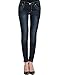 Camii Mia Women's Denim Slim Fit Fleece Jeans