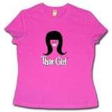 That Girl HOT PINK Classic TV Ladies Cotton Babydoll Tee