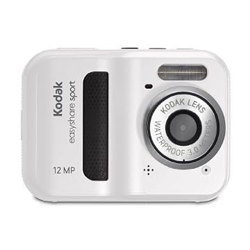 Kodak 防水デジタルカメラ EASYSHARE SPORT C123 1200万画素 ホワイト C123-W