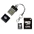 PLANEX microSDカードリーダ&ライター(黒)+MicroSDHC8GBカードセット PLCRMicroU2B8
