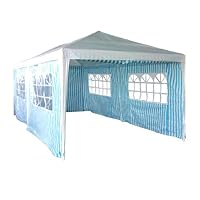 NEW 10 X 20 OUTDOOR CANOPY GAZEBO PARTY TENT PAVILION WITH SIDEWALLS WB