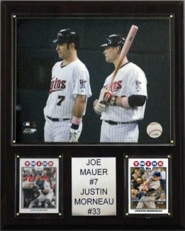 Minnesota Twins Joe Mauer and Justin Morneau 12