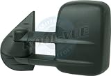 New Driver Side Mirror, 2007-2010 GMC Sierra 1500, 2500 HD, 3500 HD, Denali, Chevrolet Silverado 1500, 2500 HD, 3500 HD, Manual, Manual Folding, Telescoping, Glass-Flat, 2007 New Body Style