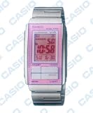 Casio Women's Futurist Metal Band LCD Watch Model LA-201W-4A2