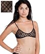 American Apparel Nylon Spandex Stretch Lace Diamond Grid Bra