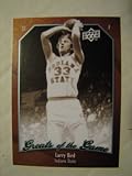 2009 - 2010 Upper Deck Greats of the Game Larry Bird Celtics Indiana State