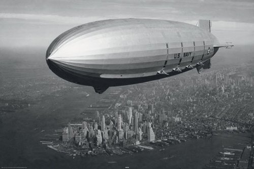 Empire 328274 New York - Zeppelin - St&auml;dte Poster Plakat Druck Prints - 91.5 x 61 cm Preisvergleich