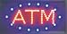 (Price/Piece)10 X 19 inch LED "ATM" Sign, Flashing & Steady Settings