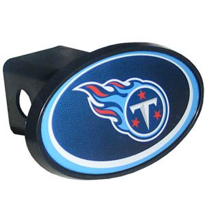 Tennessee Titans Hitch Cover Officially licensed NFL plastic hitch cover For SUV and Truck. Fits class III hitch receivers.