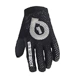 SixSixOne Raji Full Finger MTB & BMX Cycling Gloves - Black