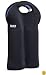 BUILT Neoprene 2-Bottle Wine Tote, Black