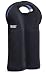 Built Neoprene 2-Bottle Wine Tote, Black