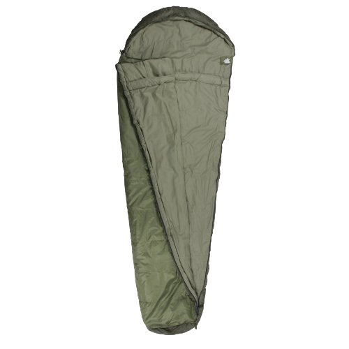 10T ARCTIC Spring Sac de couchage sarcophage Vert 230 x 85/55 cm
