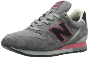 New Balance Men's M996 Classic Sneaker,Dark Grey/Red,8 D US
