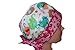 Scrub Hat Cap Elephants Blue Green ange Pink Yellow Dots Pixie